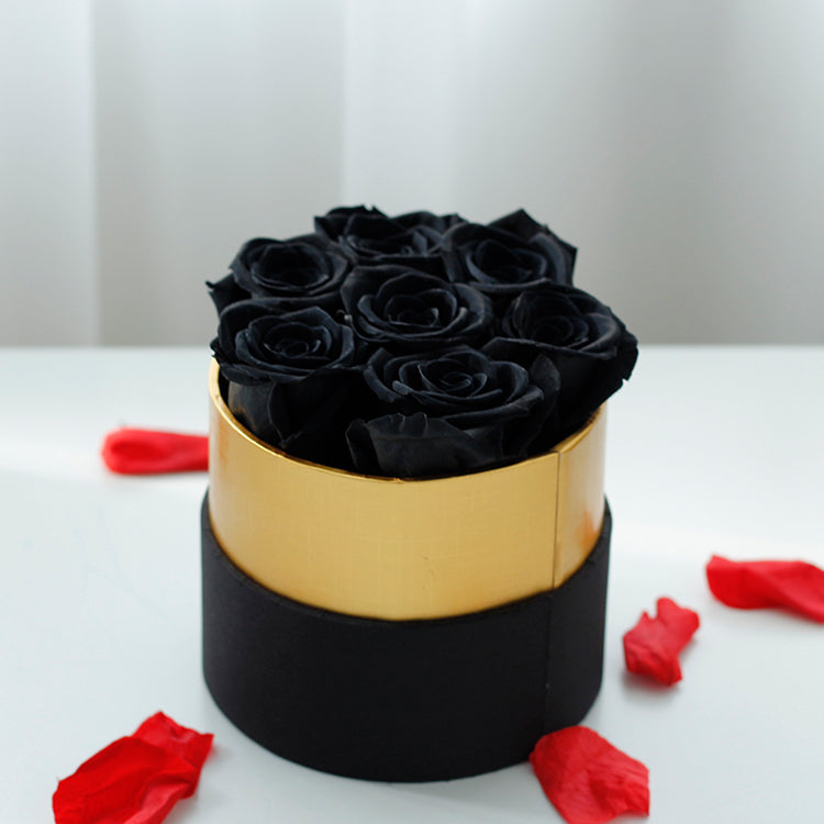 Petite Everlasting Rose Box - 7 Roses