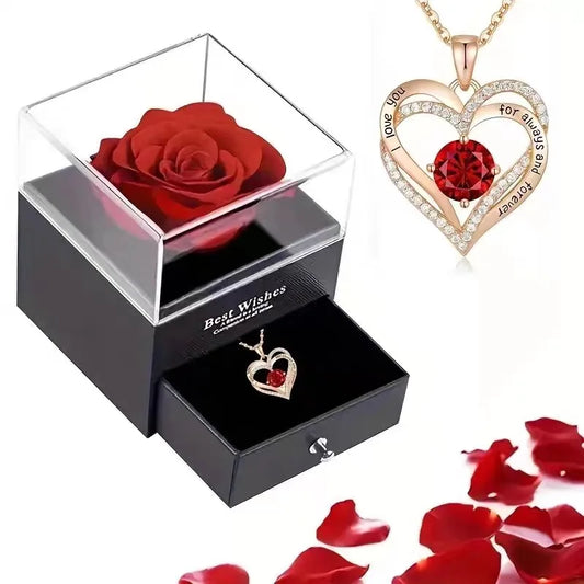 Lovely Heart Necklace Gift Set